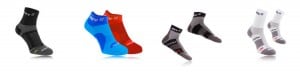 Bežecké ponožky sú rôzne